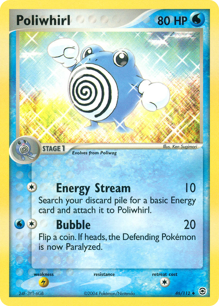 FireRed & LeafGreen Poliwhirl #46/112